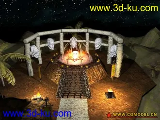 3D打印模型玛雅练习作品的图片