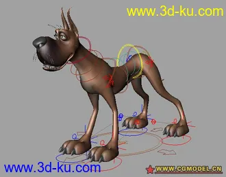 3D打印模型綁定好滴狗的图片
