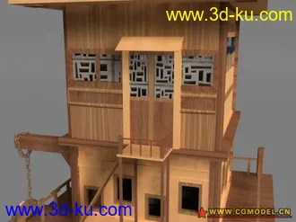 3D打印模型古建筑的图片
