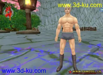 3D打印模型成吉思汗2主男带绑定(第一次做高手修正下)的图片