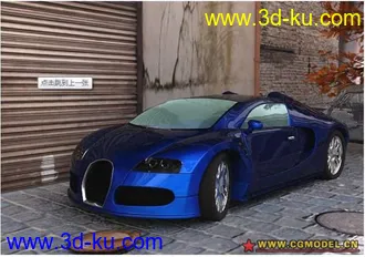 3D打印模型布伽迪-威龙的图片