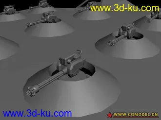 3D打印模型"龙"式突击舰的图片