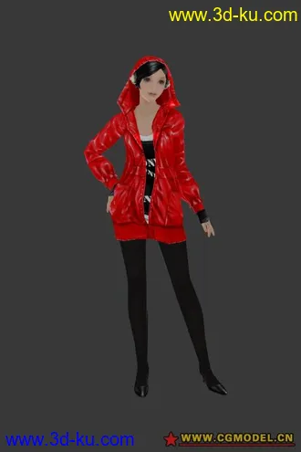 3D打印模型摇滚美女的图片