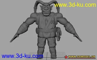 3D打印模型人兽的图片