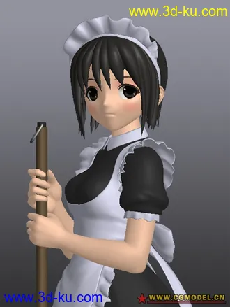 3D打印模型四个卡通女孩的图片