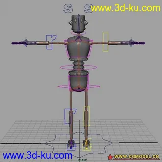 3D打印模型火星时代机器人骨骼的图片