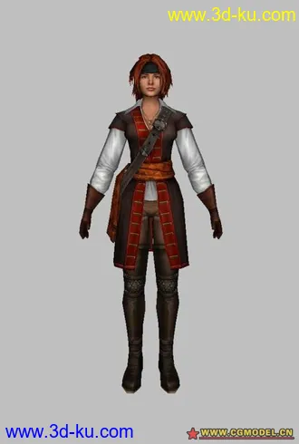 3D打印模型Age of Pirates 7 charecter models的图片