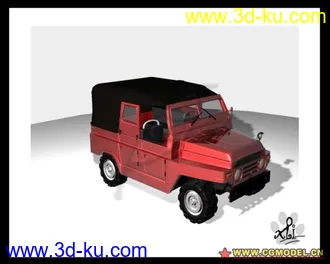 3D打印模型吉普车的图片
