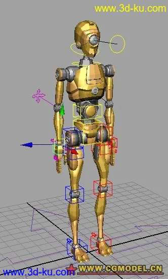 机器人绑定模型的图片2
