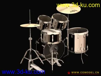 3D打印模型架子鼓的图片