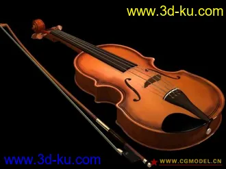 3D打印模型小提琴的图片