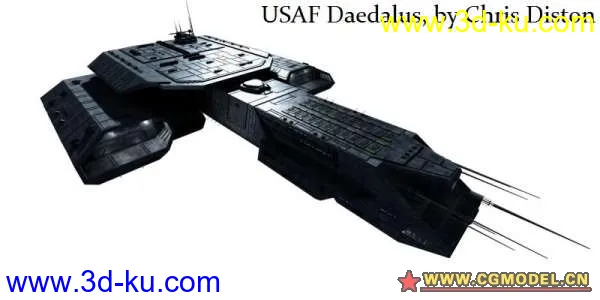 stargate atlantis USAF Daedalus模型的图片1