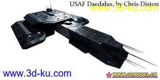 3D打印模型stargate atlantis USAF Daedalus的图片