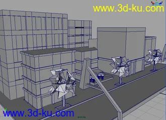 3D打印模型原创_街道建筑_简模的图片