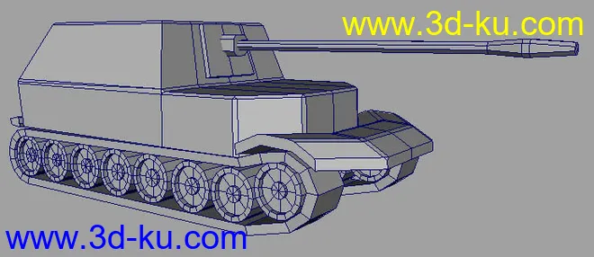 我做的超牛坦克大家来瞄瞄!模型的图片1