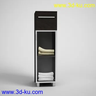 卫浴模型,毛巾,牙刷,马桶,洗脸盆,柜子,竹楼等卫生间,浴室物品模型41个的图片15