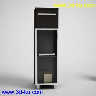 卫浴模型,毛巾,牙刷,马桶,洗脸盆,柜子,竹楼等卫生间,浴室物品模型41个的图片16