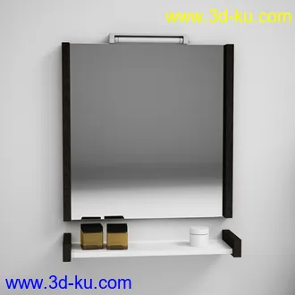 卫浴模型,毛巾,牙刷,马桶,洗脸盆,柜子,竹楼等卫生间,浴室物品模型41个的图片28