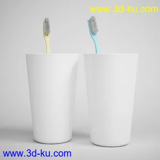 卫浴模型,毛巾,牙刷,马桶,洗脸盆,柜子,竹楼等卫生间,浴室物品模型41个的图片