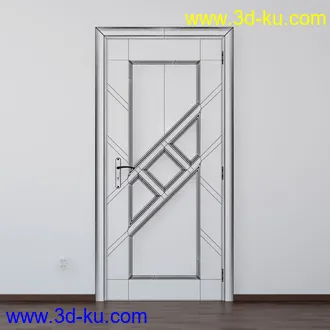 门模型,木门,房门,大门,办公室门,门把手,门托,门锁等158个模型的图片15