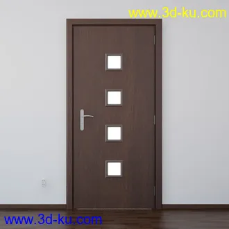 门模型,木门,房门,大门,办公室门,门把手,门托,门锁等158个模型的图片18