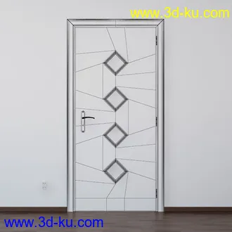 门模型,木门,房门,大门,办公室门,门把手,门托,门锁等158个模型的图片22