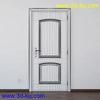 门模型,木门,房门,大门,办公室门,门把手,门托,门锁等158个模型的图片24