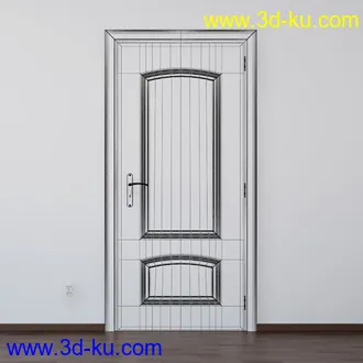 门模型,木门,房门,大门,办公室门,门把手,门托,门锁等158个模型的图片27
