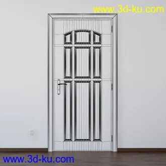 门模型,木门,房门,大门,办公室门,门把手,门托,门锁等158个模型的图片69