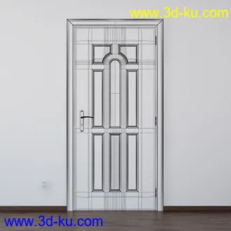门模型,木门,房门,大门,办公室门,门把手,门托,门锁等158个模型的图片86