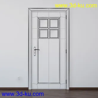 门模型,木门,房门,大门,办公室门,门把手,门托,门锁等158个模型的图片