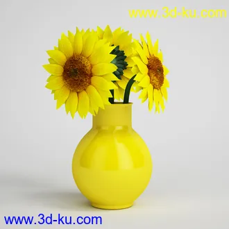 花模型,鲜花,花瓶,花篮,花卉,玫瑰,菊花,向日葵,兰花,百合,等25个花模型的图片