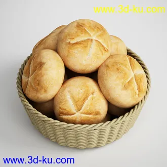 食物模型合集,肉类,蔬菜,面包,点心,果汁,碗碟,餐具,烧鸡,披萨,水果,蛋糕,饼干,米饭等20个模型的图片