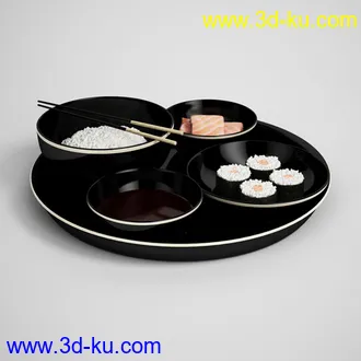 食物模型合集,肉类,蔬菜,面包,点心,果汁,碗碟,餐具,烧鸡,披萨,水果,蛋糕,饼干,米饭等20个模型的图片