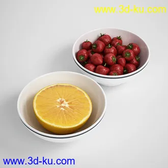 食物模型合集,肉类,蔬菜,面包,点心,果汁,碗碟,餐具,烧鸡,披萨,水果,蛋糕,饼干,米饭等20个模型的图片