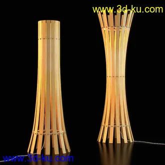 灯模型合集,艺术灯,创意灯,竹灯,台灯,吊灯,立地灯等20个模型的图片