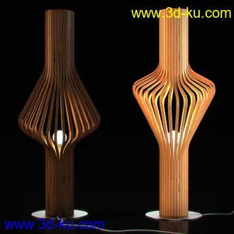 灯模型合集,艺术灯,创意灯,竹灯,台灯,吊灯,立地灯等20个模型的图片