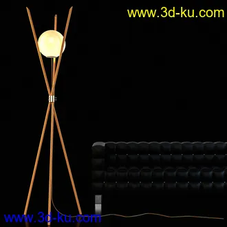 灯模型合集,艺术灯,创意灯,竹灯,台灯,吊灯,立地灯等20个模型的图片