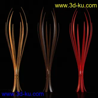 灯模型合集,艺术灯,创意灯,竹灯,台灯,吊灯,立地灯等20个模型的图片