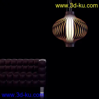 灯模型合集,艺术灯,创意灯,竹灯,台灯,吊灯,立地灯等20个模型的图片