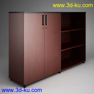 办公家具合集,桌子,柜子,背靠椅,皮椅,木椅,木架,创意椅子等模型65个的图片