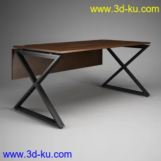 办公家具合集,桌子,柜子,背靠椅,皮椅,木椅,木架,创意椅子等模型65个的图片20