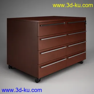 办公家具合集,桌子,柜子,背靠椅,皮椅,木椅,木架,创意椅子等模型65个的图片24