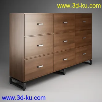 办公家具合集,桌子,柜子,背靠椅,皮椅,木椅,木架,创意椅子等模型65个的图片25