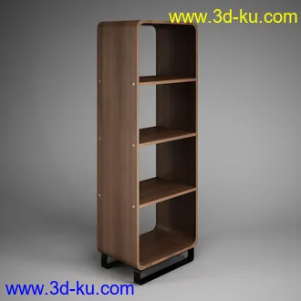 办公家具合集,桌子,柜子,背靠椅,皮椅,木椅,木架,创意椅子等模型65个的图片27