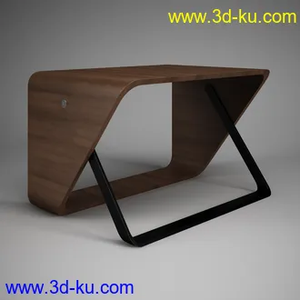 办公家具合集,桌子,柜子,背靠椅,皮椅,木椅,木架,创意椅子等模型65个的图片28