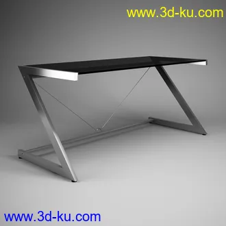 办公家具合集,桌子,柜子,背靠椅,皮椅,木椅,木架,创意椅子等模型65个的图片29