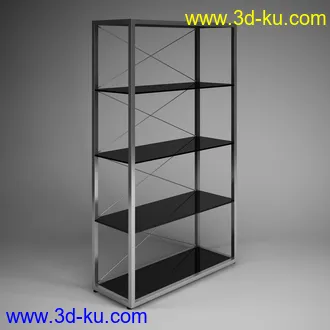 办公家具合集,桌子,柜子,背靠椅,皮椅,木椅,木架,创意椅子等模型65个的图片30