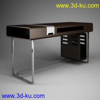 办公家具合集,桌子,柜子,背靠椅,皮椅,木椅,木架,创意椅子等模型65个的图片33