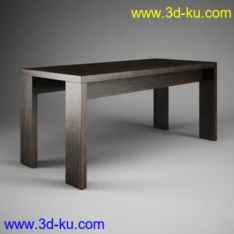 办公家具合集,桌子,柜子,背靠椅,皮椅,木椅,木架,创意椅子等模型65个的图片39